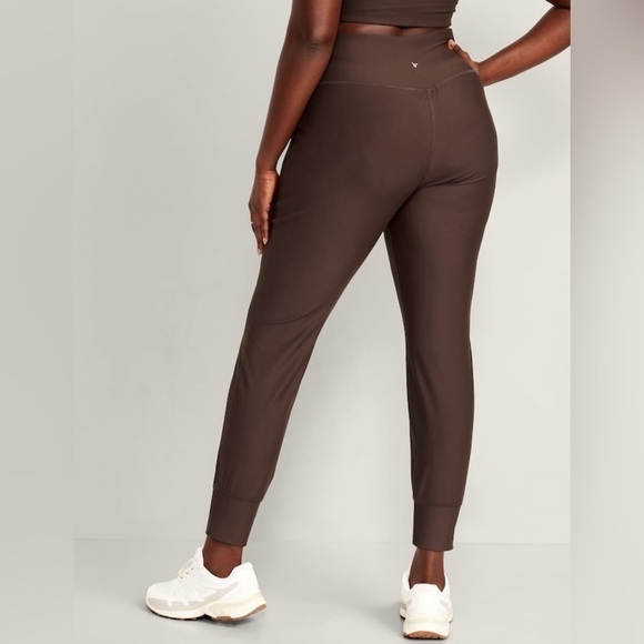 NWT! Dark Roast Coffee High-Waisted PowerSoft 7/8-Length Jogger Medium Petite🏋️ - Picture 6 of 9